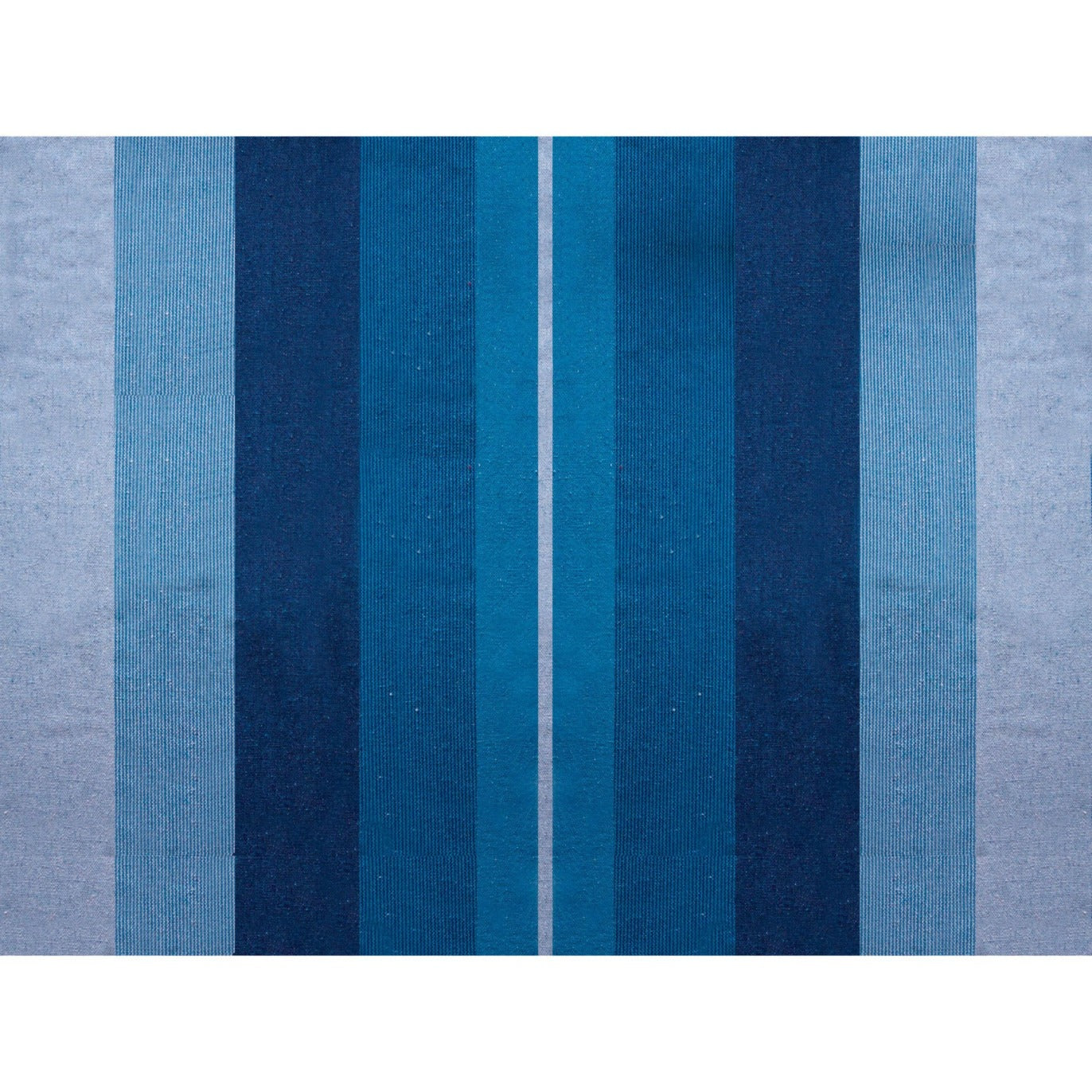 Hamac sur pied extérieur bleu rayé