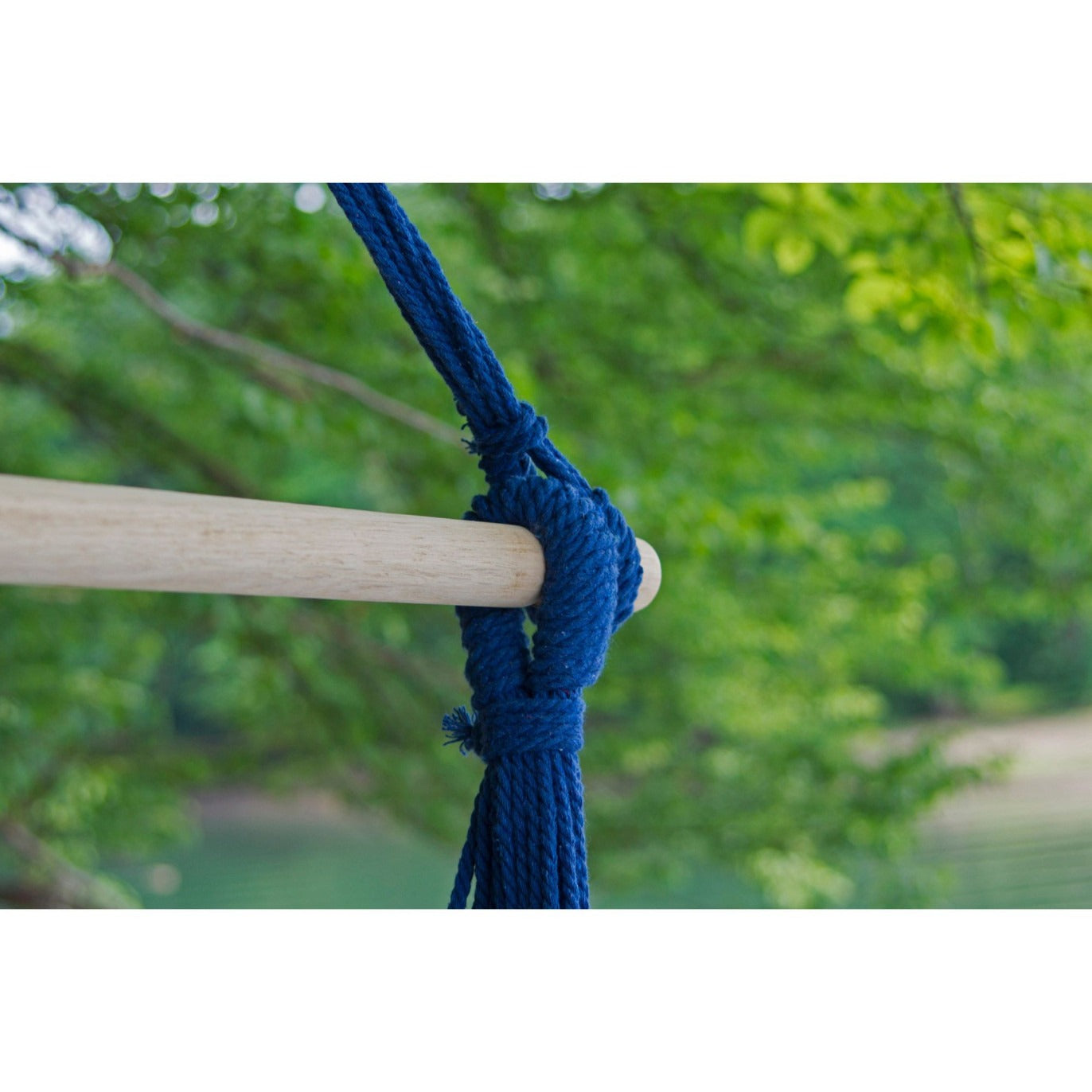 Hamac suspendu rayé pour jardin